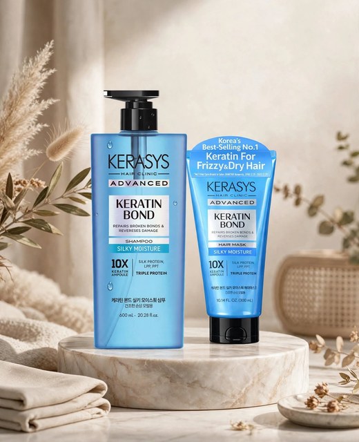 Shampoo e máscara Kerasys Keratin Bond